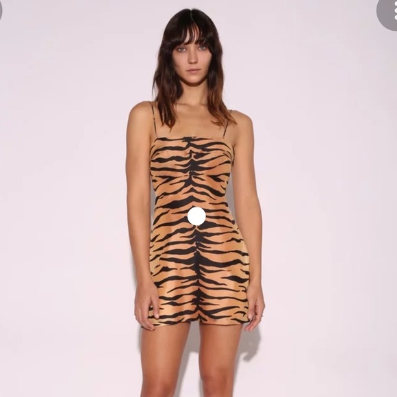 The Christy dress - tiger print - Picture 2 of 5